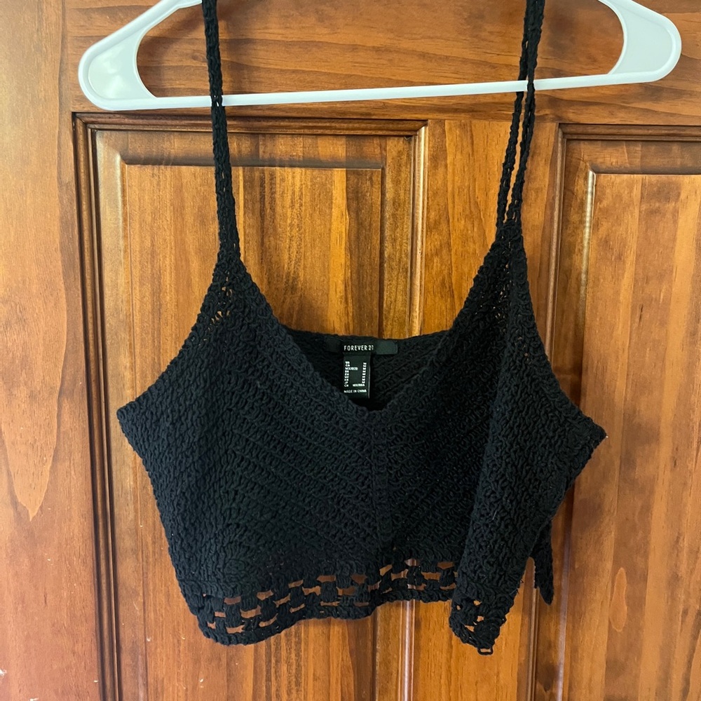 Forever 21 Black Knit Camisole